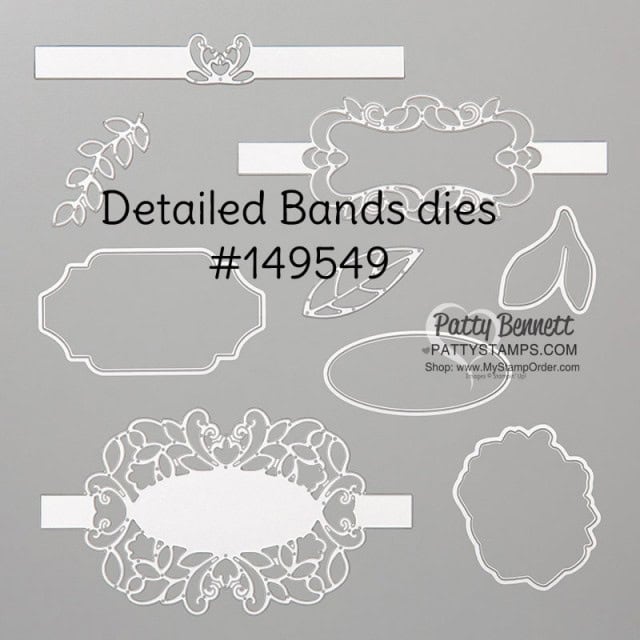 Detailed Bands dies from Stampin' Up! #149549 online at www.MyStampOrder.com