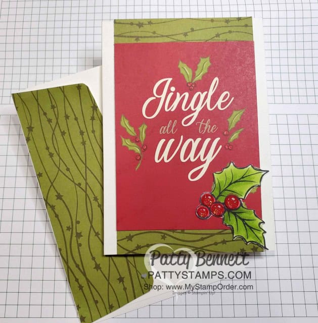 Night Before Christmas Memories & More card pack from Stampin' Up! - easy way to create Christmas Cards or papercrafting home decor DIY projects. www.PattyStamps.com