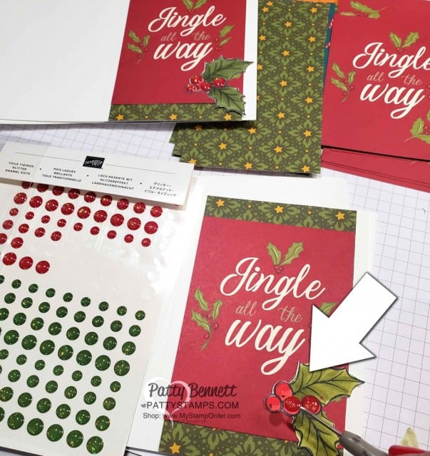 Night Before Christmas Memories & More card pack from Stampin' Up! - easy way to create Christmas Cards or papercrafting home decor DIY projects. www.PattyStamps.com