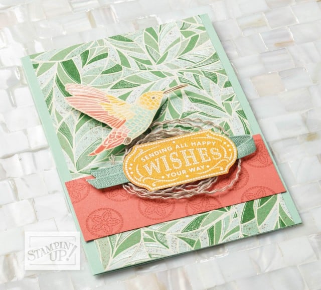 Memorable Mosaic Bundle card idea Stampin Up #151063 www.PattyStamps.com