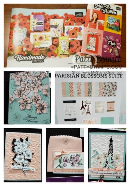 Stampin Up OnStage event, Portland OR Nov 2019. Parisian Blossoms Suite project and card ideas. www.PattyStamps.com
