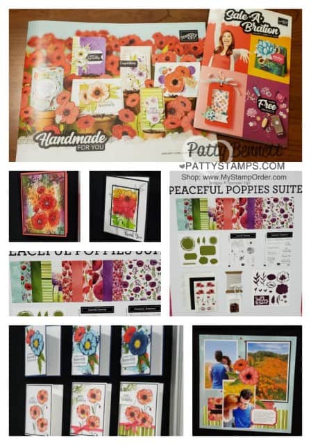 Stampin Up OnStage event, Portland OR Nov 2019. Peaceful Poppies Suite project and card ideas. www.PattyStamps.com