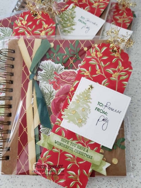 Most Wonderful Time Christmas Gift Tags featuring Stampin' Up! product medley #150705 www.MyStampOrder.com