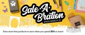 Stampin' UP! Sale-a-Bration Release 3 - more gift choices with your online order!! www.PattyStamps.com