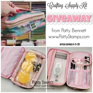 Crafting Supply Kit Giveaway from Patty Bennett www.PattyStamps.com expires April 5, 2020
