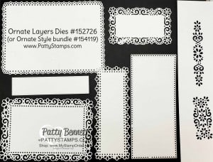 Ornate Garden Suite: Ornate Layers Dies #152726 www.PattyStamps.com