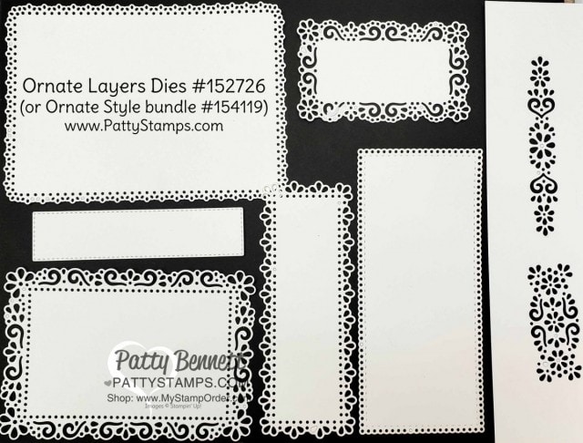 Ornate Garden Suite: Ornate Layers Dies #152726 www.PattyStamps.com