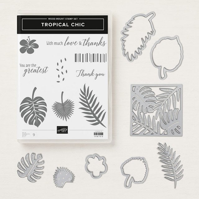Tropical Chic stamp set retiring from Stampin UP www.PattyStamps.com