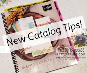 Helpful Tips to find the new products, bundles, suites and accessories in the 2020 2021 Stampin' Up! Catalog. Also: spiral bind your catalog and add tabs for each suite and accessory section. www.PattyStamps.com
