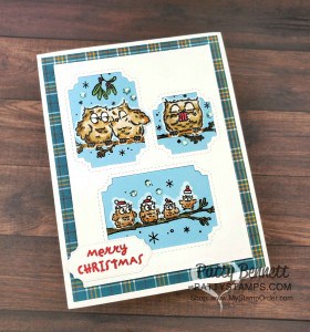 Have a Hoot Stampin' Up! card with die cutting tip, by Patty Bennett www.PattyStamps.com