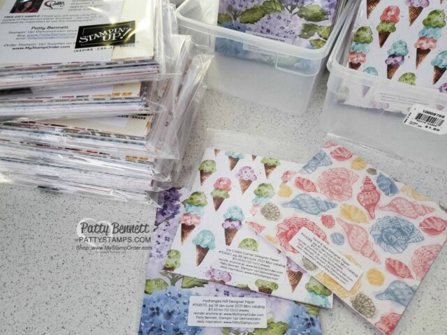 Packaging Paper Shares for the Jan-June 2021 Stampin' UP! catalog. www.PattyStamps.com
