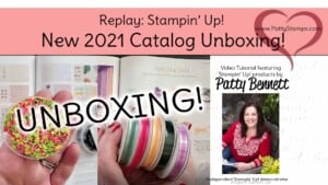 New papercrafting and card making supply video: New catalog unboxing and product review with Patty Bennett
