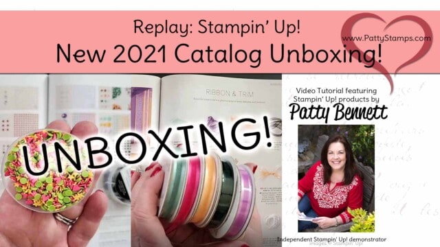 New papercrafting and card making supply video: New catalog unboxing and product review with Patty Bennett