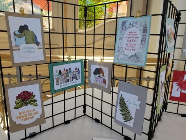 Card Ideas for United Through Creativity digital download from Stampin' Up!