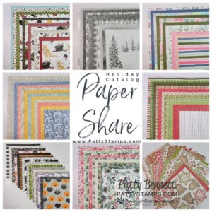 Stampin' Up! Holiday Catalog 2021 Paper Share from Patty Bennett www.PattyStamps.com