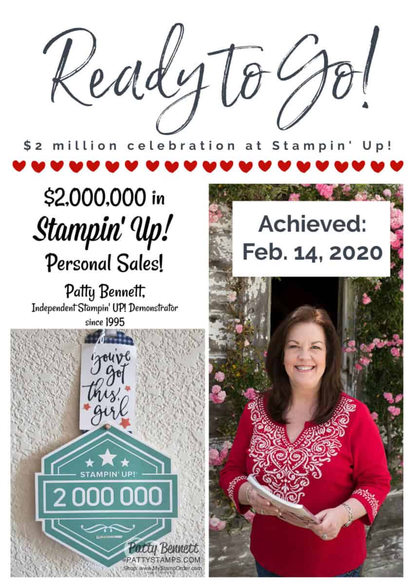 Patty Bennett $2 million personal sales celebration trip to Stampin' Up! home office, Riverton UT www.PattyStamps.com