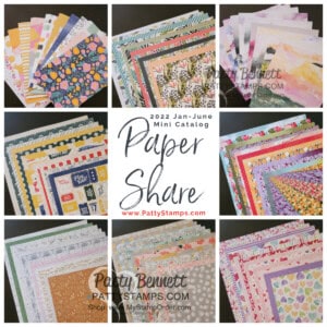 2022 January - June Mini Catalog Paper Share from Stampin' Up! www.PattyStamps.com