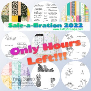 Countdown to the final hours of Jan-Feb 2022 Sale-a-Bration promotion from Stampin' Up!