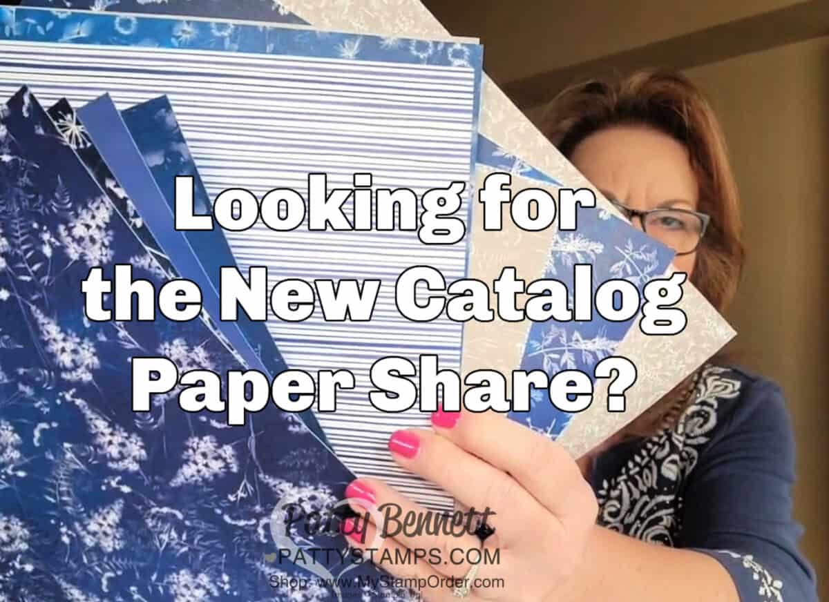Stampin Up! Annual Catalog paper share 2022-2023 info