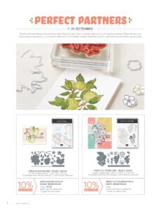 Perfect Partner Promotion from Stampin' Up! dies available for a limited time only Sept. 2022