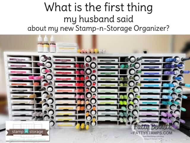 Stamp-n-Storage organizer for ink pads, markers, refills and Stampin' Blends markers