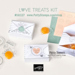 161127 Stampin' Up! Valentine treat box kit Love Treats. www.PattyStamps.com