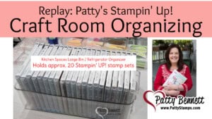 Craft Room Organizing Video with Patty Bennett, with bins from TJ Maxx