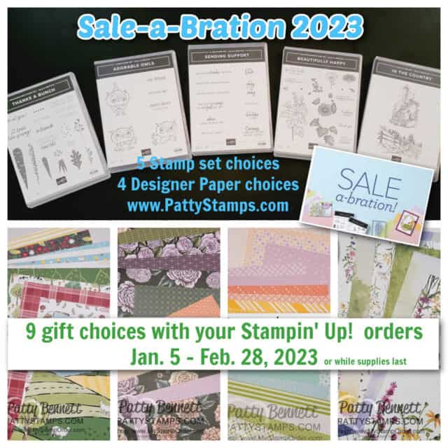 Join me LIVE on Friday for an in depth look at all the Sale-a-Bration choices and tons of samples!!