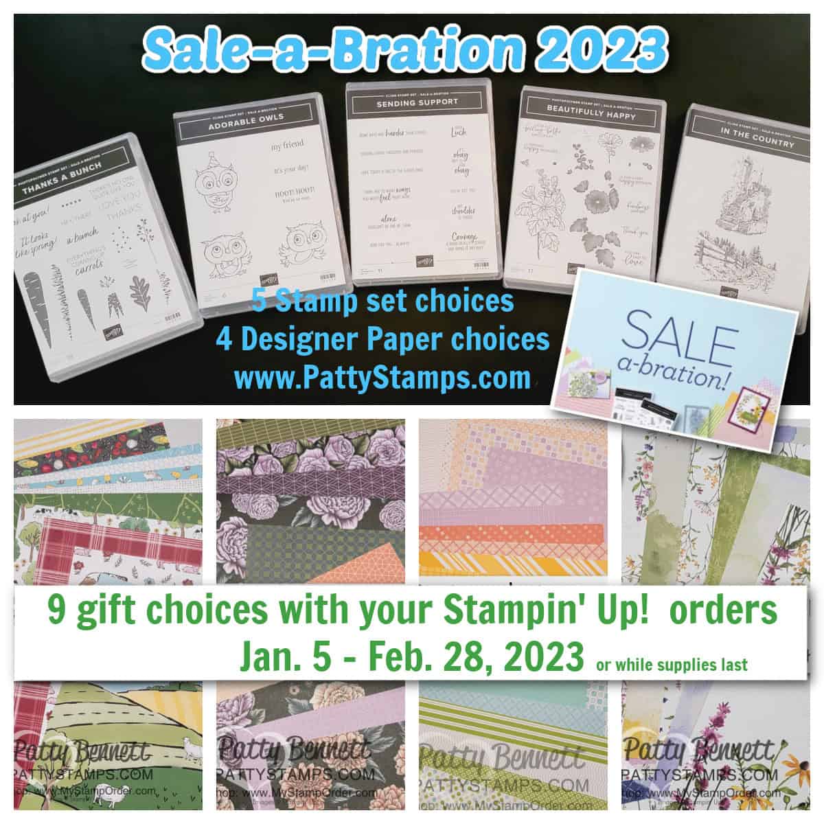 Join me LIVE on Friday for an in depth look at all the Sale-a-Bration choices and tons of samples!!