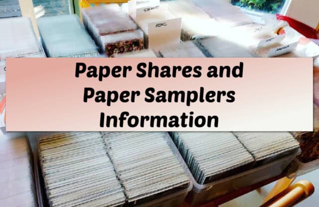 Stampin' UP! Paper Share and Paper Sampler info