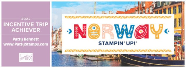 Stampin' UP! Norway Cruise 2023 trip achiever Patty Bennett