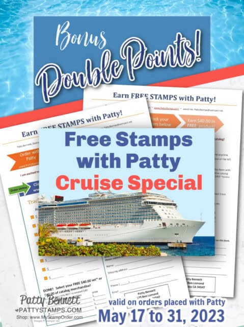 Double Stamps Free Stamps with Patty Norway cruise special Stampin' Up! PattyStamps