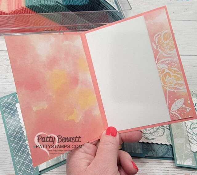 Thank you card featuring Stampin' UP! Irresistible Blooms stamp set, by Patty Bennett