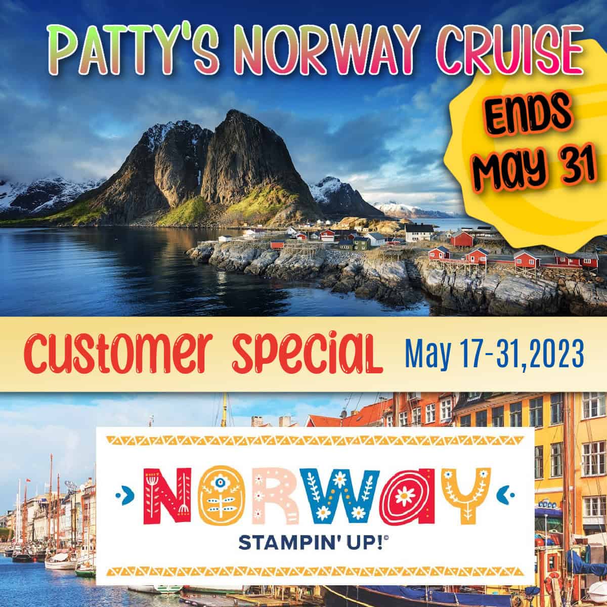 Double Points Free Stamps with Patty Stampin' UP! Norway Cruise Special