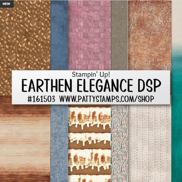Stampin' Up! Earthen Elegance designer paper #161503 shop online www.PattyStamps.com/shop