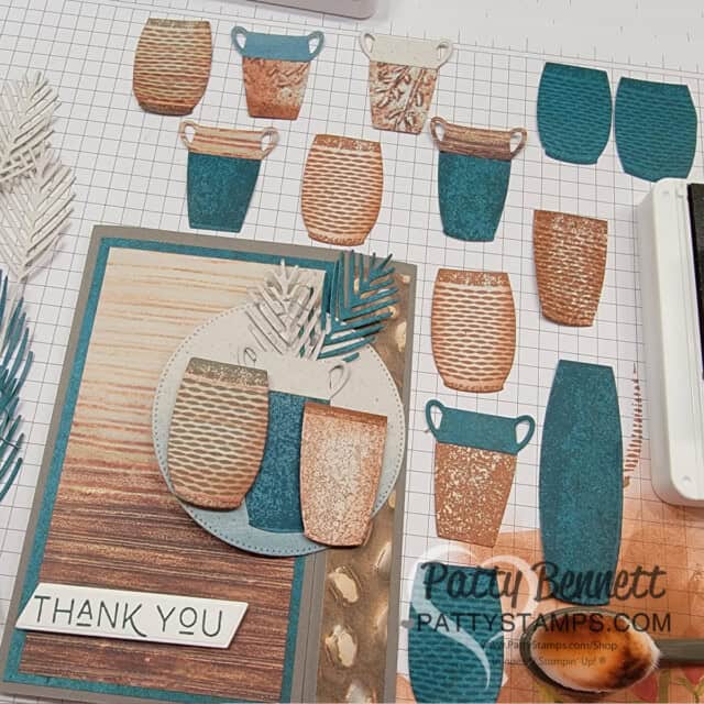 Stampin UP! Earthen Textures bundles card idea by Patty Bennett