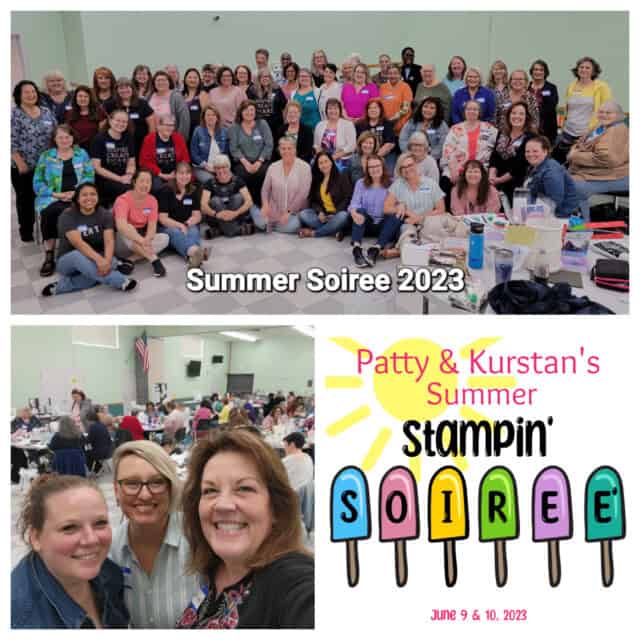 Summer Soiree Stampin' UP! event celebrating 35 years. Patty Bennett & Kurstan del Rosario