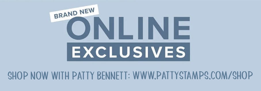 Shop the new Stampin' Up! online exclusive products released July 6, 2023. Shop with Patty Bennett www.PattyStamps.com/shop