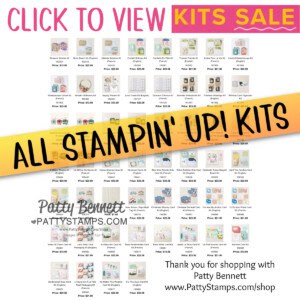 Stampin' Up! crafting and card making kits ON SALE - shop online with Patty Bennett