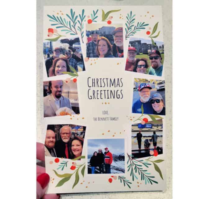 Bennett Family Christmas card 2023