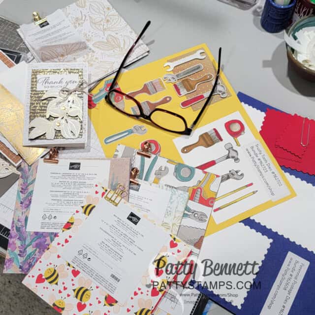 Stampin' Up! 2024 Mini Catalog product unboxing video supplies by Patty Bennett