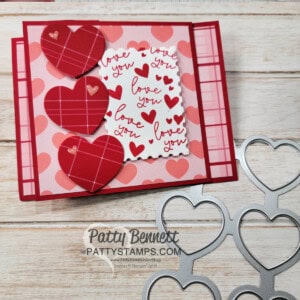 Double Decker Z Fold card video tutorial featuring Stampin Up! Most Adored DSP by Patty Bennett