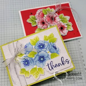 Enduring Beauty mask cards from Patty Bennett - Stampin' Up! facebook live projects