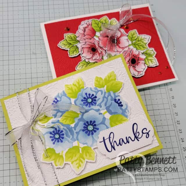 Enduring Beauty mask cards from Patty Bennett - Stampin' Up! facebook live projects