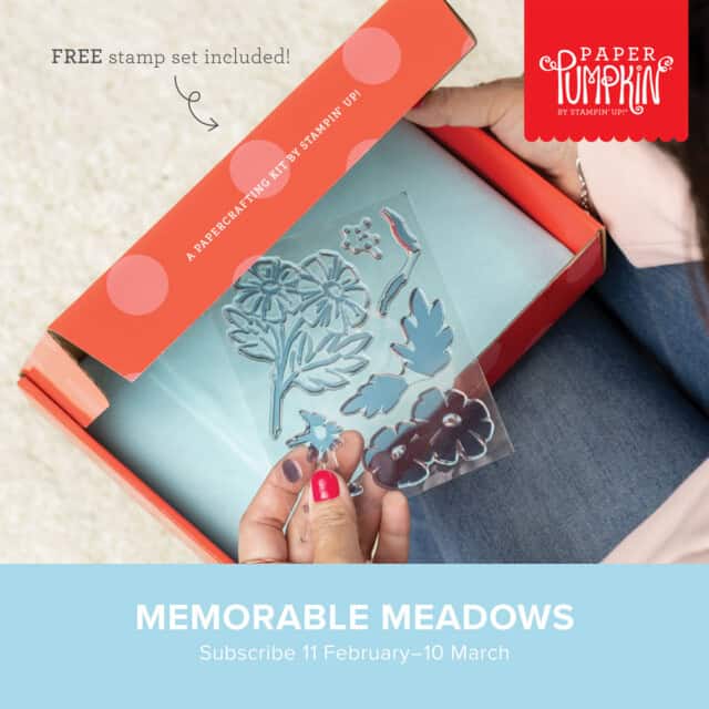 Stampin 'Up! Paper Pumpkin kit March 2024