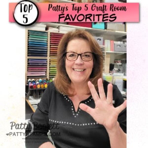 Craft room video with Patty Bennett: Top 5 crafting and organizing favorites in my craft room.