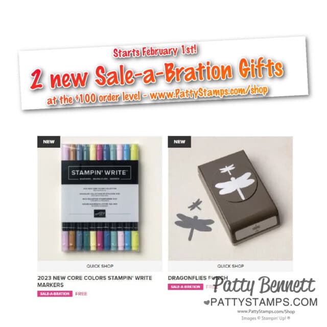 Stampin Up! Sale a Bration 2024 more new gifts with purchase