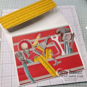 Trusty Toolbox saleabration 2024 paper from Stampin' Up! card for hubby by Patty Bennett