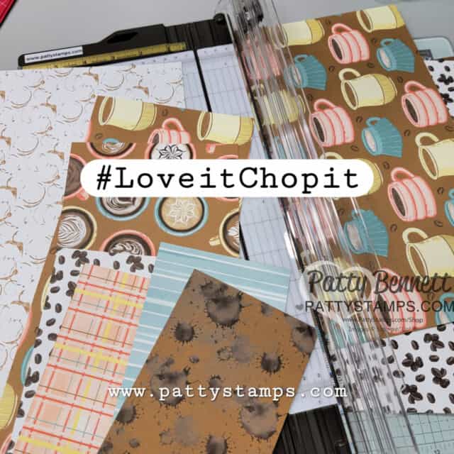 LoveitChopit A Little Latte designer paper from Stampin' Up!