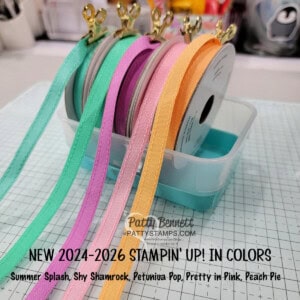 2024 2026 Stampin Up! In Colors designer paper, cardstock, ink ribbon and blends available www.pattystamps.com/shop